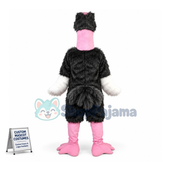 The Fast Thick-haired Ostrich Mascot Costume