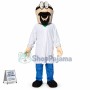 Bearded Scientist In Research Room Mascot Costume