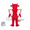 The Wailing Red Dragon Baby Mascot Costume