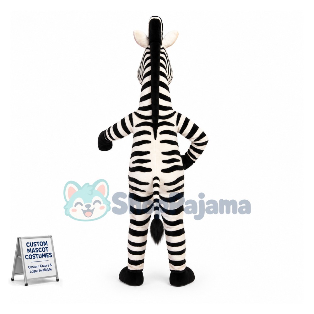 Passionate Zebra Marty Mascot Costume