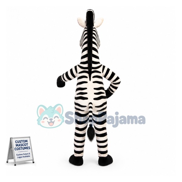 Passionate Zebra Marty Mascot Costume