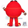 Red Original Chocolate Bean Mascot Costume