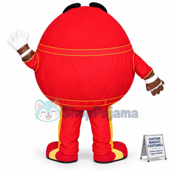 Red Original Chocolate Bean Mascot Costume