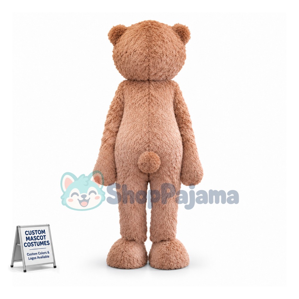 Adult Lovable Plush Teddy Bear Mascot Costume