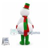 Adult Style Snowman Mascot Costume for Christmas Party