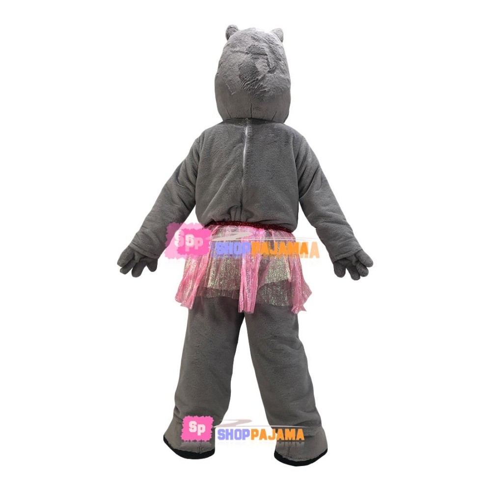 Ballet Hippo Mascot Costume for Festival Performance