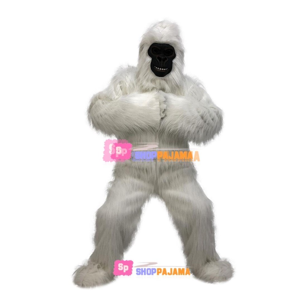 Fierce Long Wool Snow Mountain Ape Mascot Costume