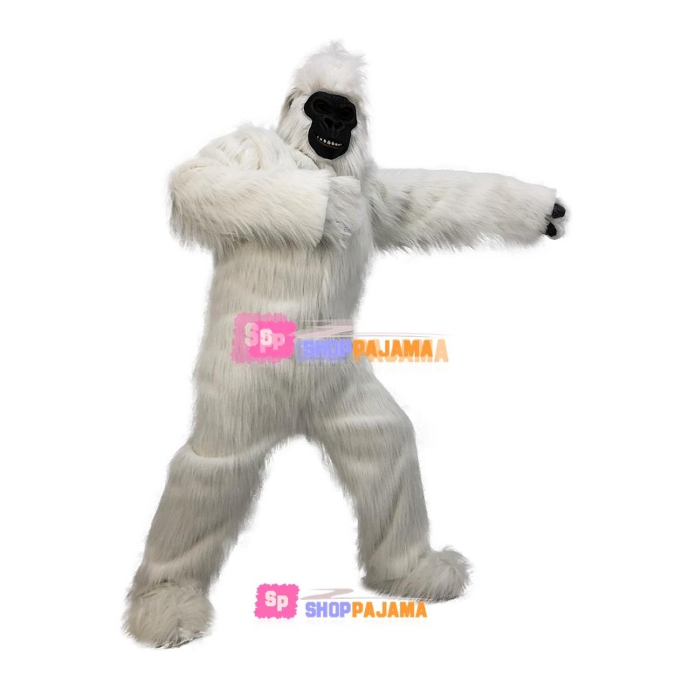 Fierce Long Wool Snow Mountain Ape Mascot Costume