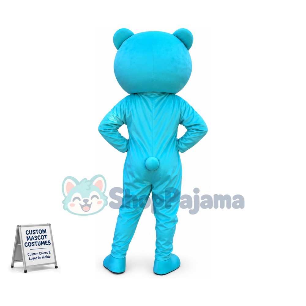 Walking Style Light Blue Rilakkuma Mascot Costume