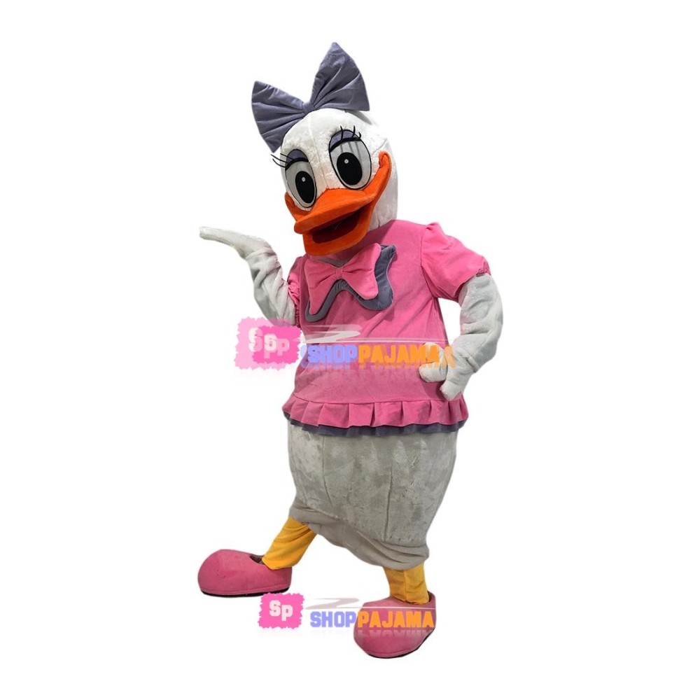 Premium Version Donald Duck Couple Cartoon Mascot Costume