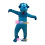 Adult Power Blue Dog Mascot Costume