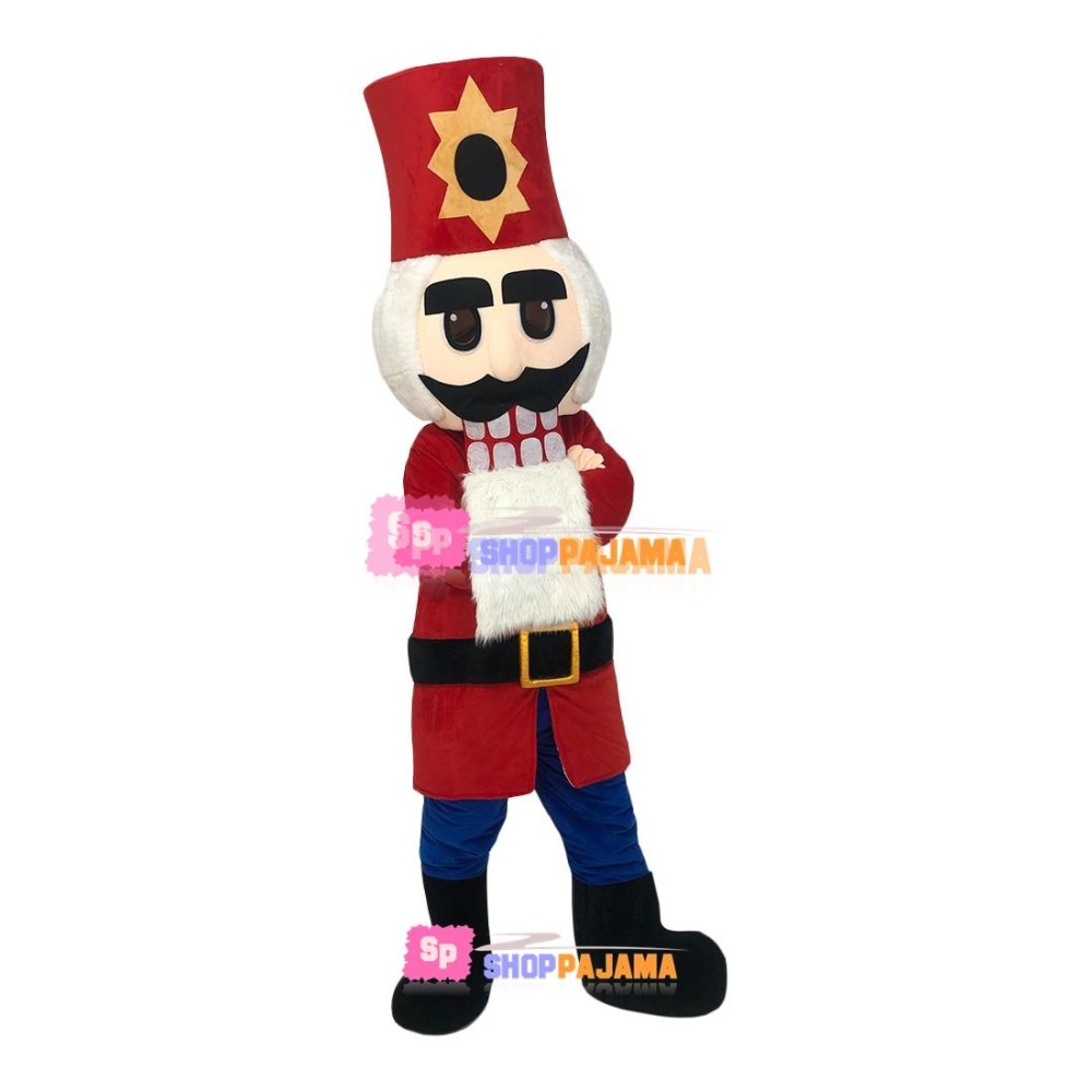 Funny Cartoon Guard Mascot Costume for Adult