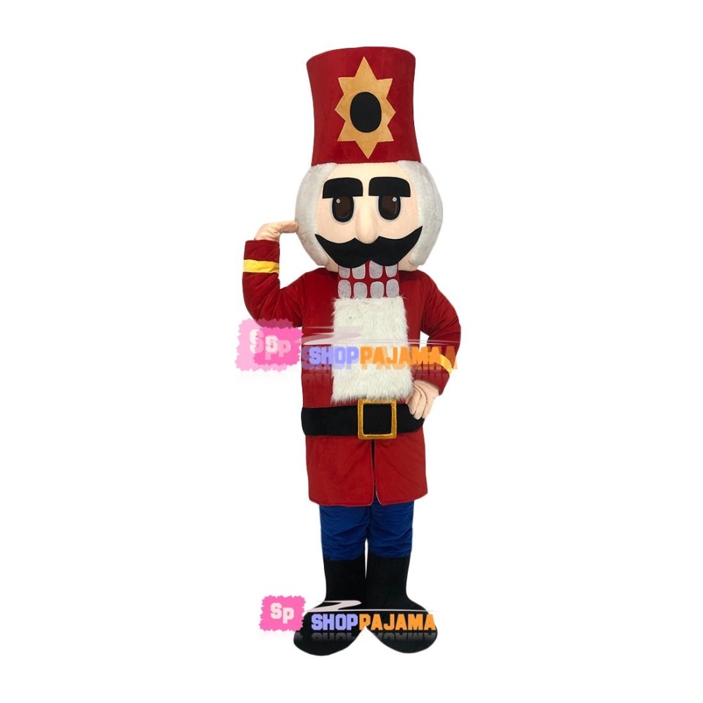 Funny Cartoon Guard Mascot Costume for Adult