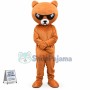 Brown Bear With Sunglasses Cartoon Mascot Costume