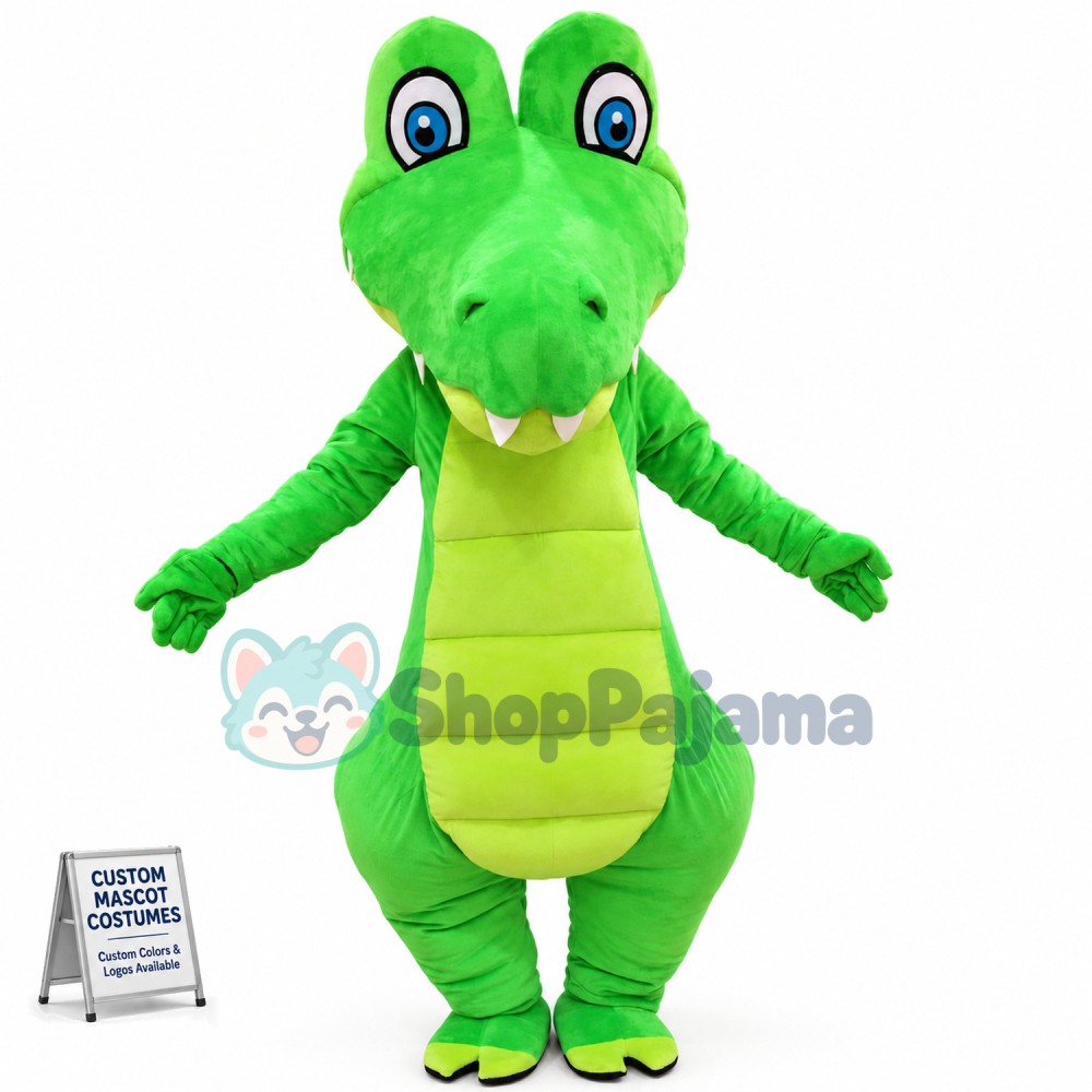 Adult Fancy Dinosaur With Sharp Teeth Mascot Costume