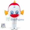 Adult Funny Red-lipped Sea Fish Mascot Costume