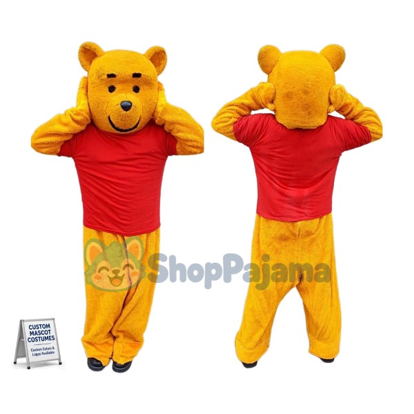Irritating Winnie the Pooh Cartoon Mascot Costume