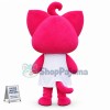 Virtual Character Pink Fox Peach Mascot Costume