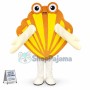 Beautiful Beach Shell Cartoon Mascot Costume