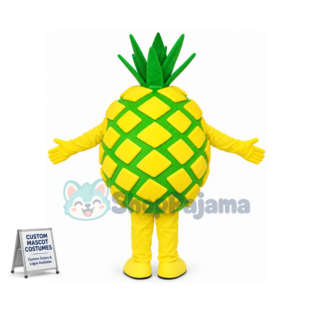Pineapple With Uneven Surface Mascot Costume
