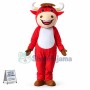 The Exuberant Cattle Cartoon Mascot Costume