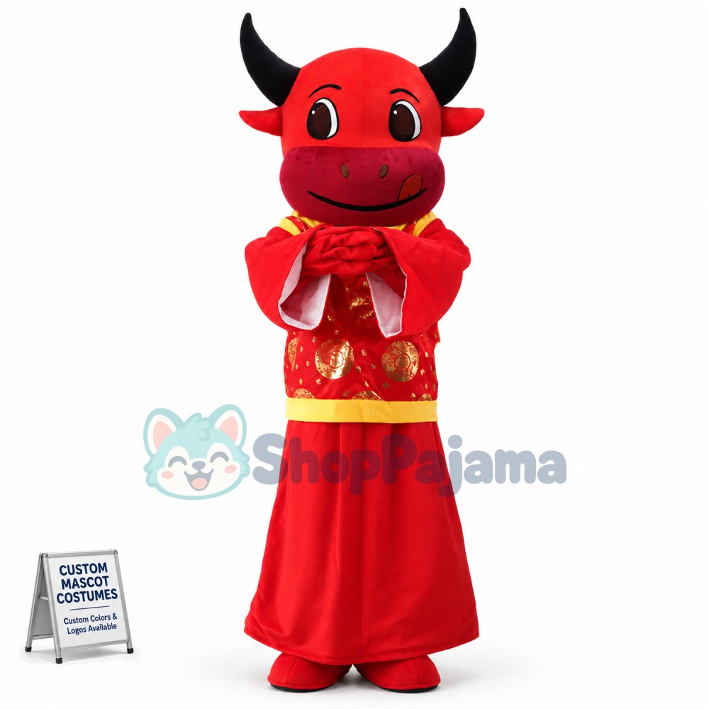 Wealth Cattle of Celebration Mascot Costume