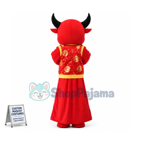 Wealth Cattle of Celebration Mascot Costume