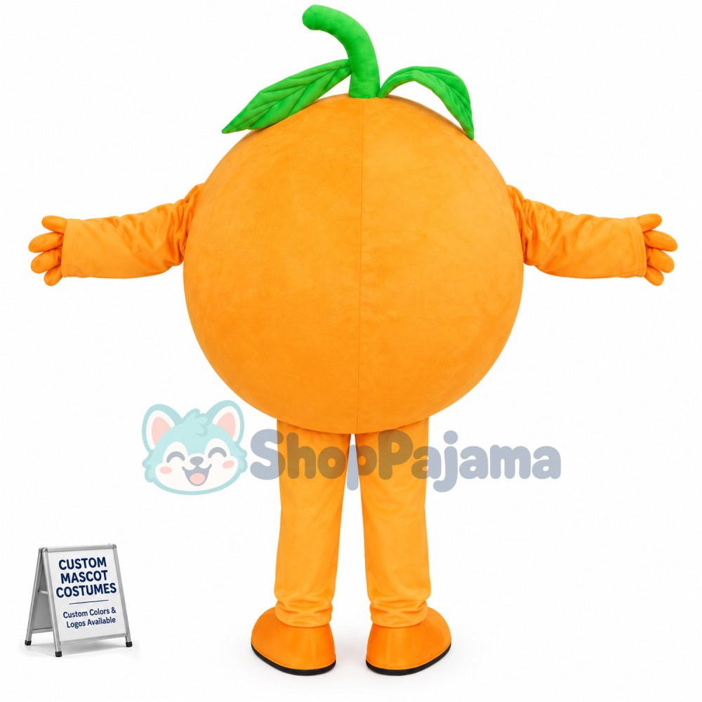 Adult Interesting Cartoon Orange Mascot Costume