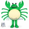 Cartoon Live Crab Brandishing Tongs Mascot Costume