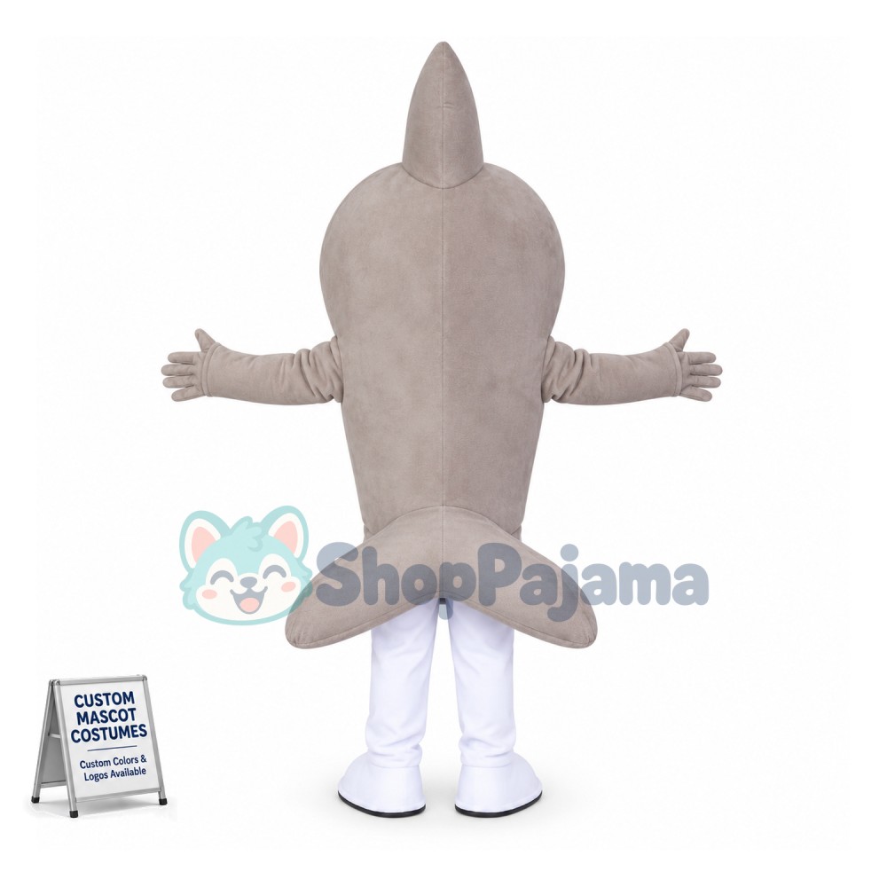 Adult Style Ferocious Shark Mascot Costume