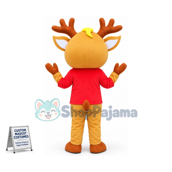 Vivid Beautiful Sika Deer Mascot Costume
