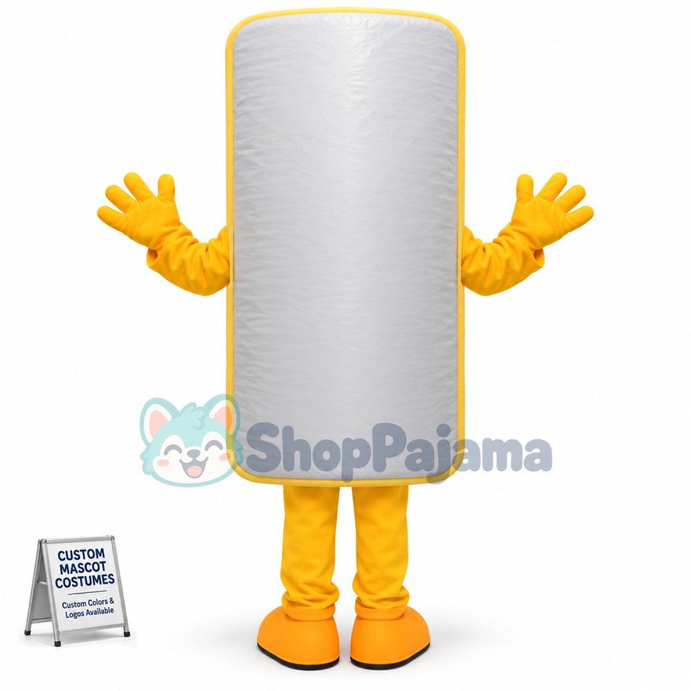 Big Screen Android Phone Cartoon Mascot Costume