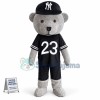 Adult Sports Grey Bear Mascot Costume