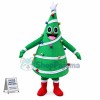 Christmas Tree With Silver Star Mascot Costume