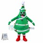 Christmas Tree With Silver Star Mascot Costume