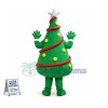 Christmas Tree With Red Ribbon Mascot Costume