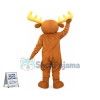 Adult Brown Moose Mascot Costume For Party