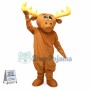 Adult Brown Moose Mascot Costume For Party