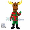 Warm Reindeer Mascot Costume for Christmas Party