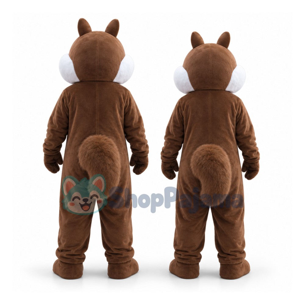 Free Squirrel Couple With Happy Life Mascot Costume