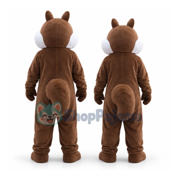 Free Squirrel Couple With Happy Life Mascot Costume
