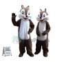 Free Squirrel Couple With Happy Life Mascot Costume