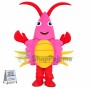 Bright Color Crayfish Mascot Adult Costume
