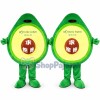 Funny Cartoon Half Avocado Mascot Costume