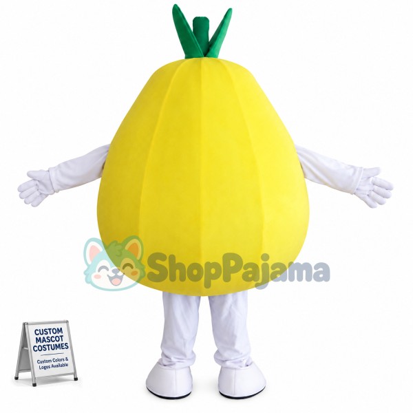 Cartoon Version Big Grapefruit Mascot Costume