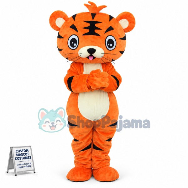 Adorable Baby Tiger With Simple Idea Mascot Costume