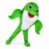 Agreeable Little Green Dolphin Mascot Costume