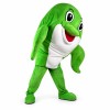 Agreeable Little Green Dolphin Mascot Costume