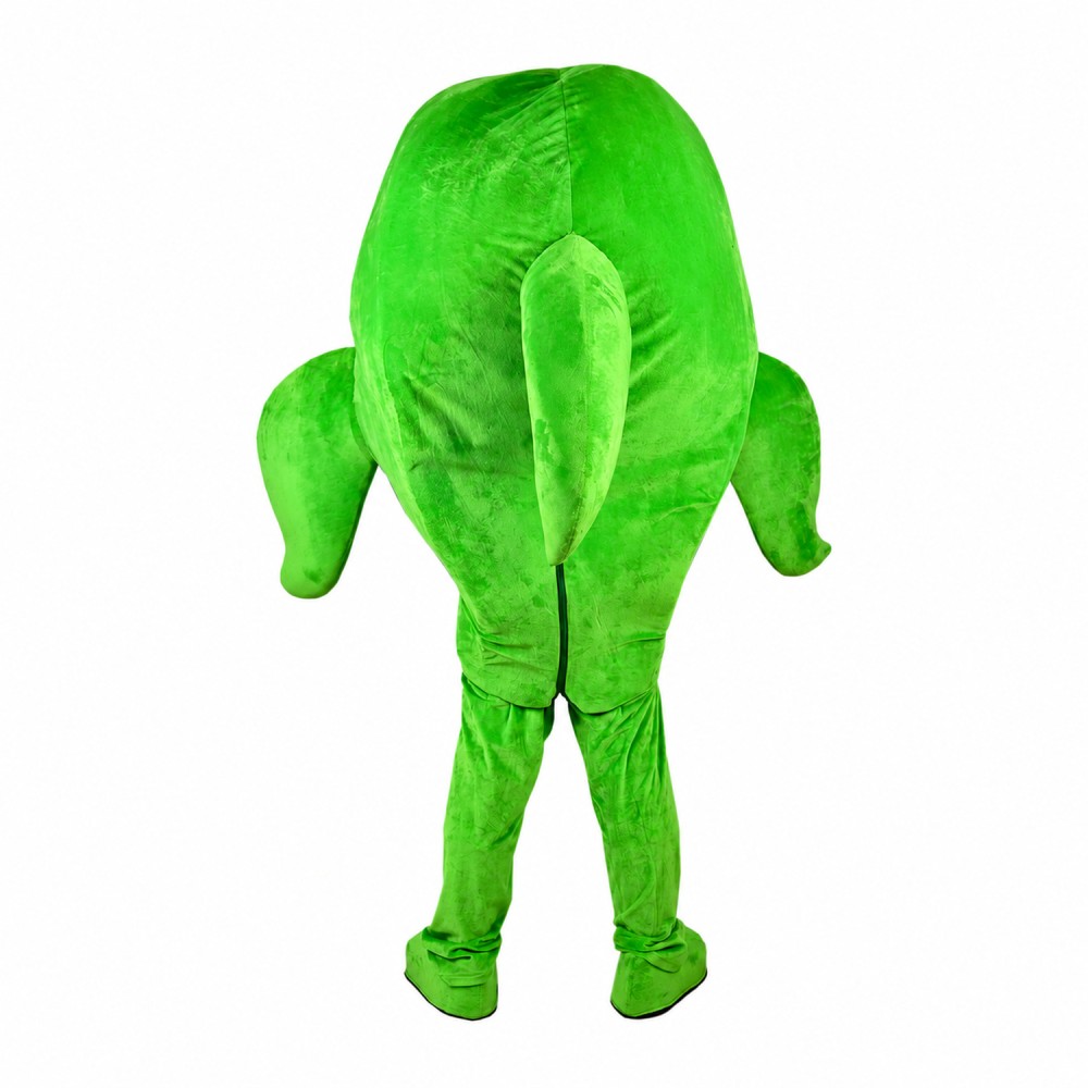 Agreeable Little Green Dolphin Mascot Costume