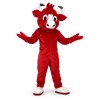 Adult Style Active Red Bull Mascot Costume